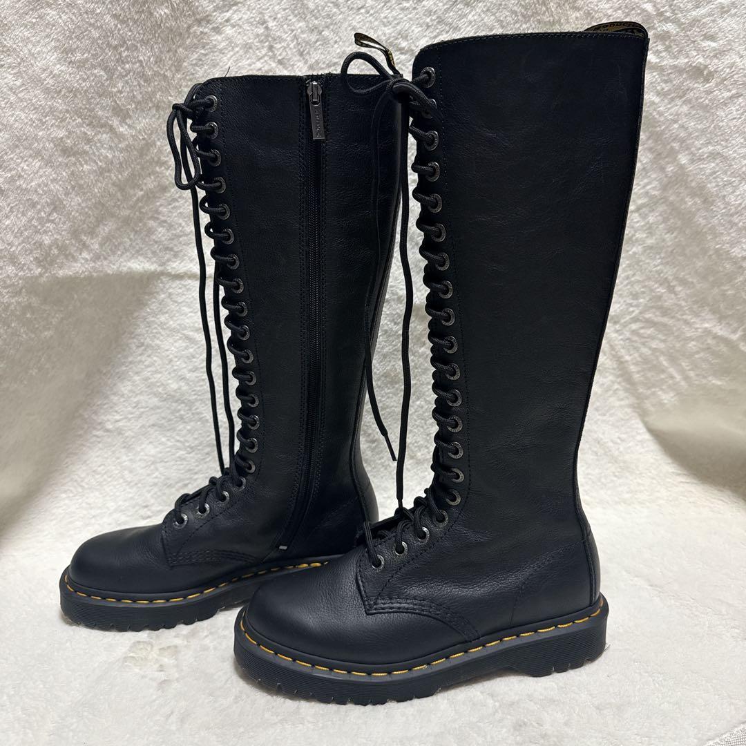 希少 Dr.Martens 1B60BEX 黒 厚底 20ホールブーツ UK6