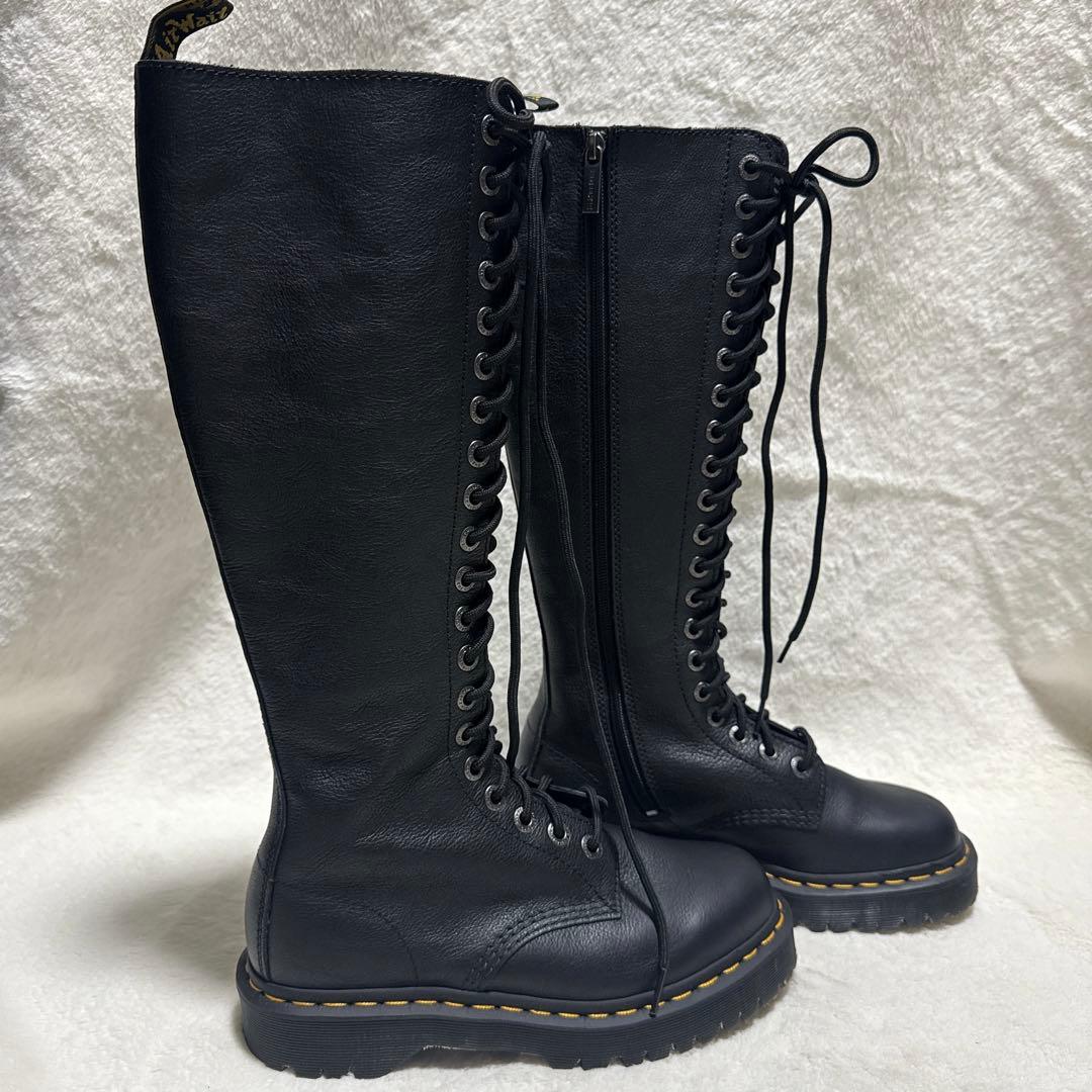 希少 Dr.Martens 1B60BEX 黒 厚底 20ホールブーツ UK6