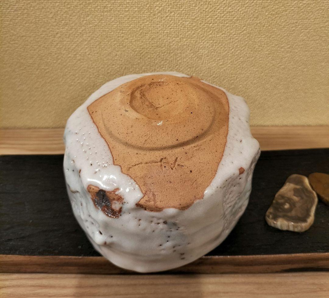 志野焼　抹茶茶碗