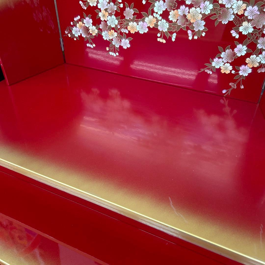 ひな祭り＊収納三段飾台＊展示品