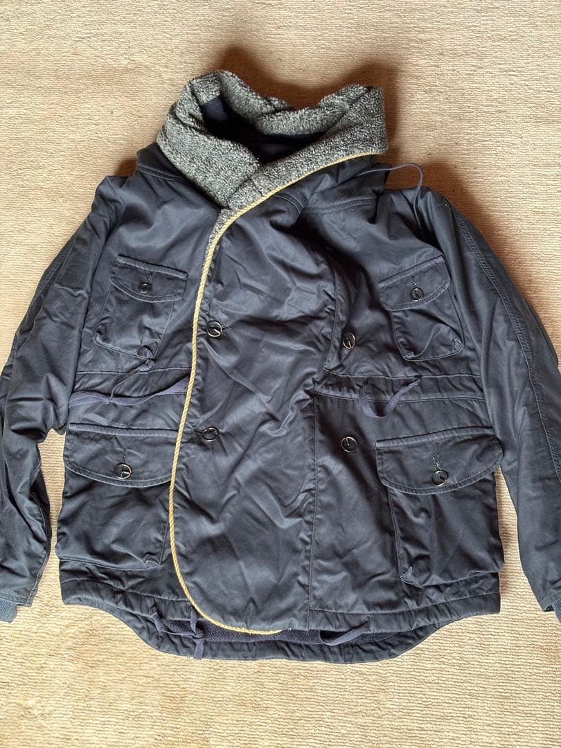 Kapital キャピタル ボア リングコート ネイビー 紺色 あったかい