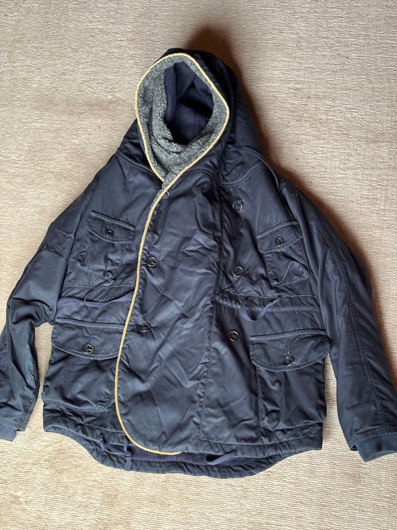 Kapital キャピタル ボア リングコート ネイビー 紺色 あったかい