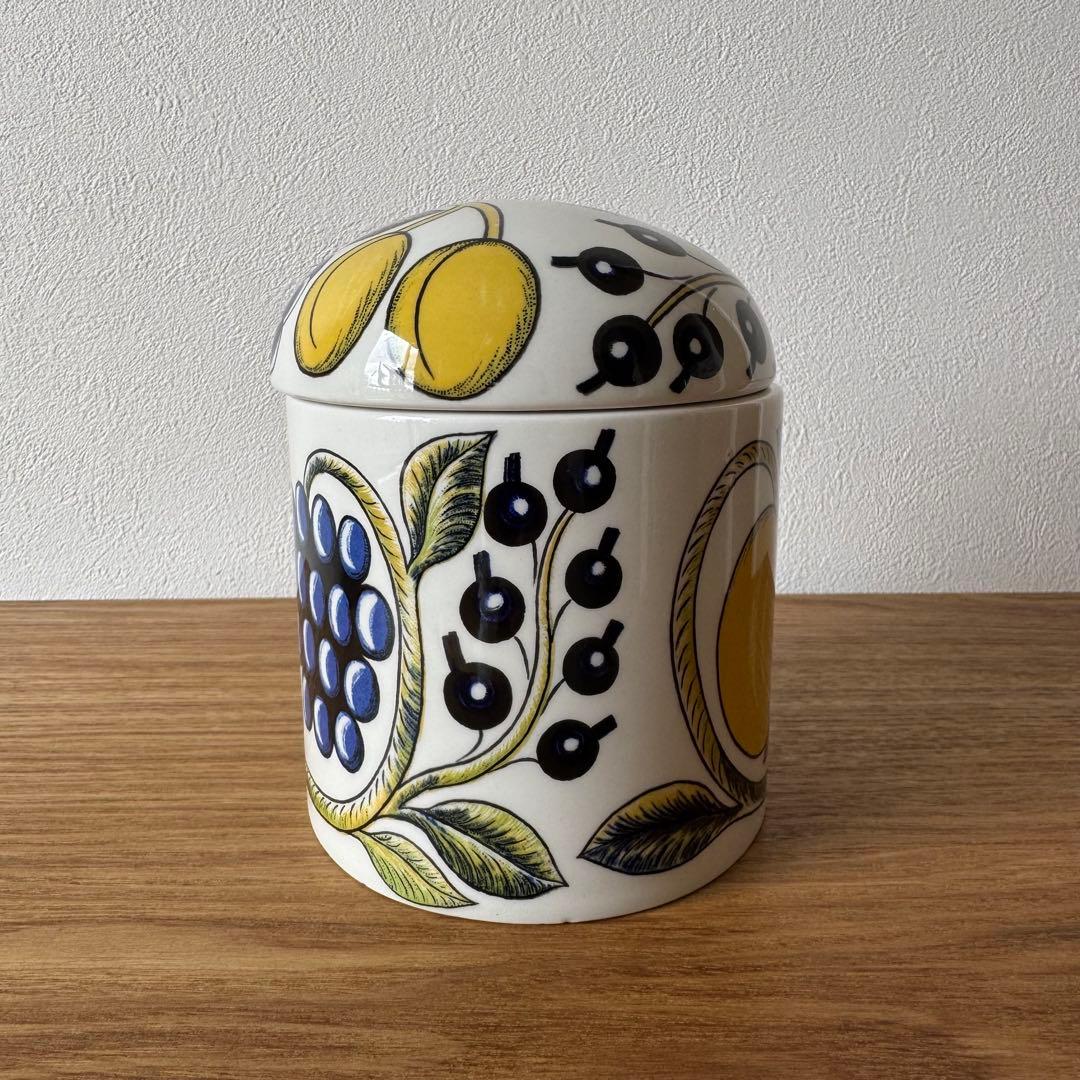 アラビア　ヴィンテージ　初期オールドパラティッシ　ビオラロゴ　キャニスタージャー