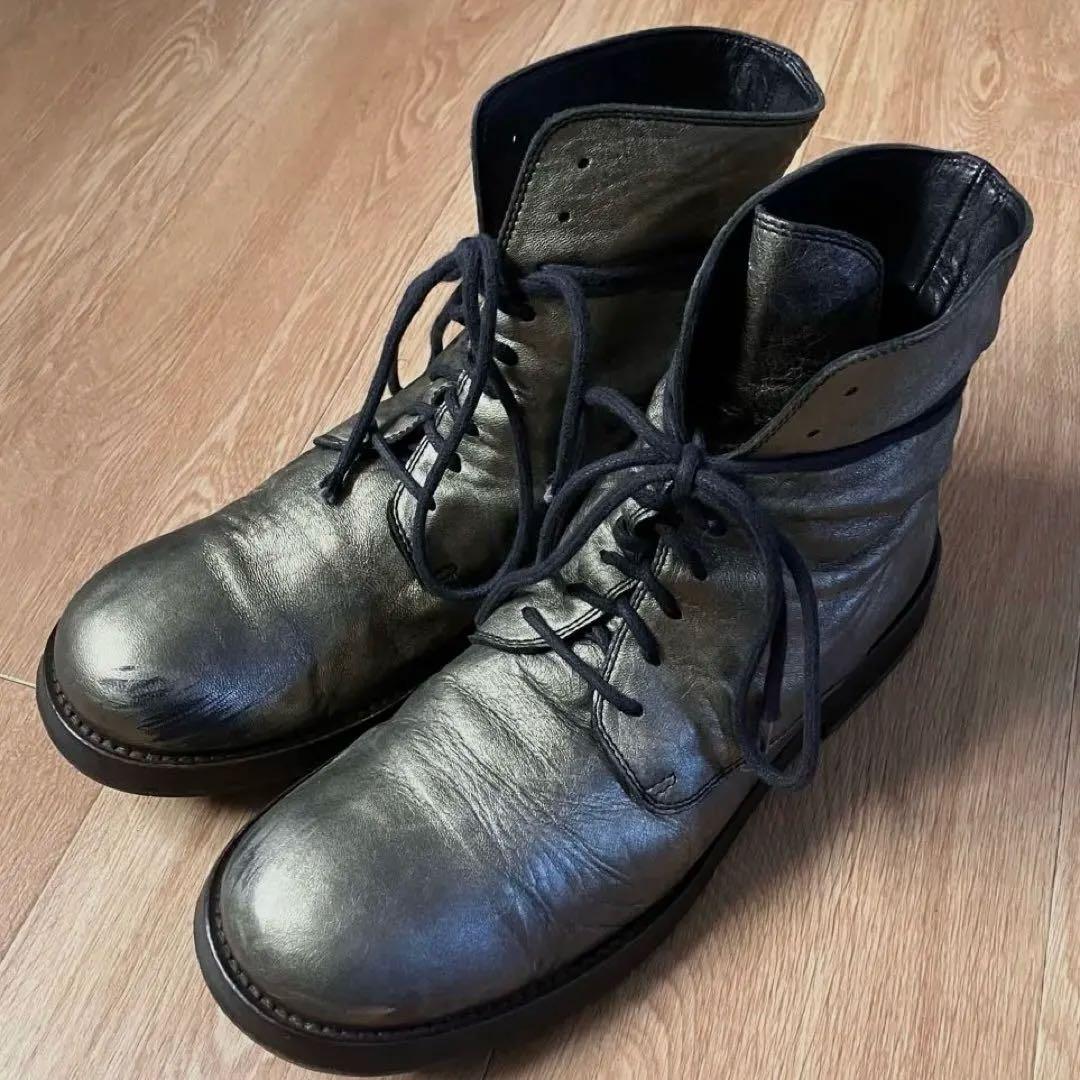 Ann Demeulemeester 2006aw メタリックブーツ希少品 箱付