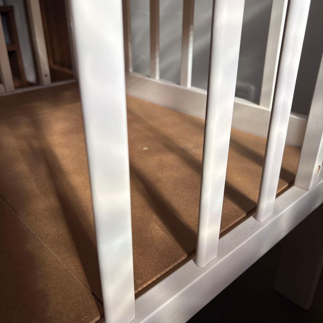 ※引取り限定　KATOJI ベビーベッド ハイタイプ（レギュラーサイズ）　＋布団