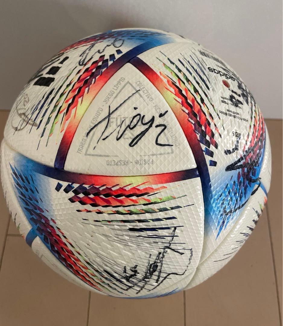 FIFA ワールドカップ2022 サッカーボール サイン入り 公式球