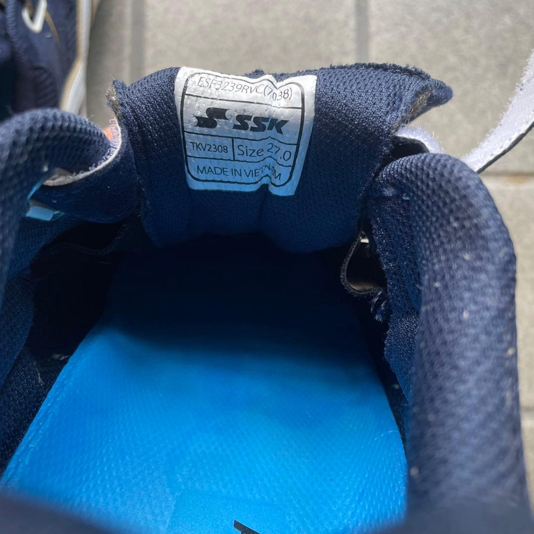 SSK プロエッジ ネイビー ゴールド スパイク