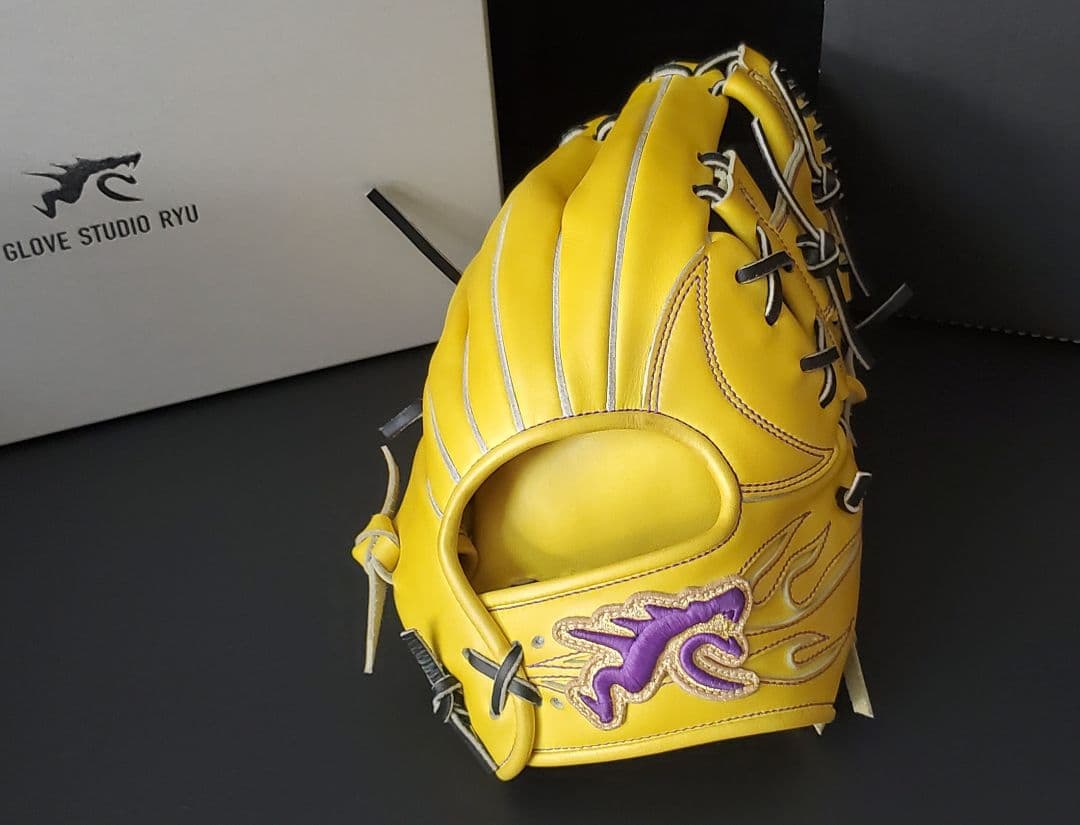 RYUオーダー不可プレミアムモデル☆硬式内野手TIG型☆新品型付け済