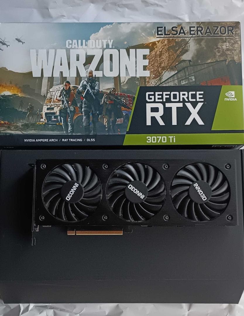 グラフィックボード・グラボ・ビデオカード ELSA GeForce RTX 3070 Ti ERAZOR