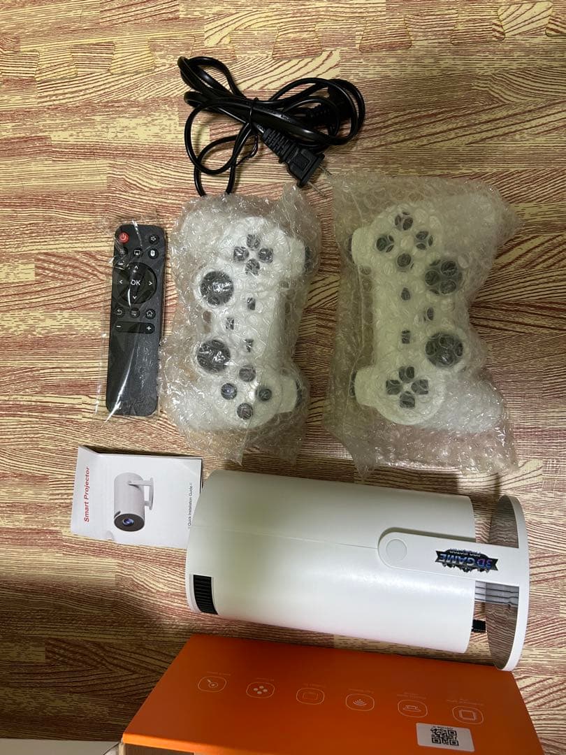 4K ゲームプロジェクター X10 Plus 　内蔵ゲーム　日本語説明書付き