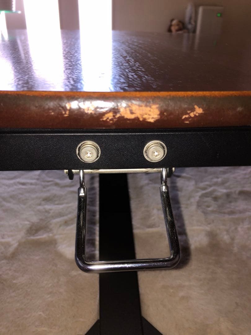 大川家具　東馬　昇降式バタフライテーブル 120cm