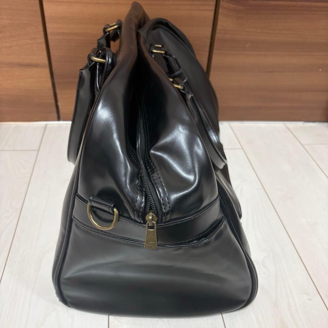 Malbon Golf/マルボンゴルフ　スペースバケットボストンバッグ　黒