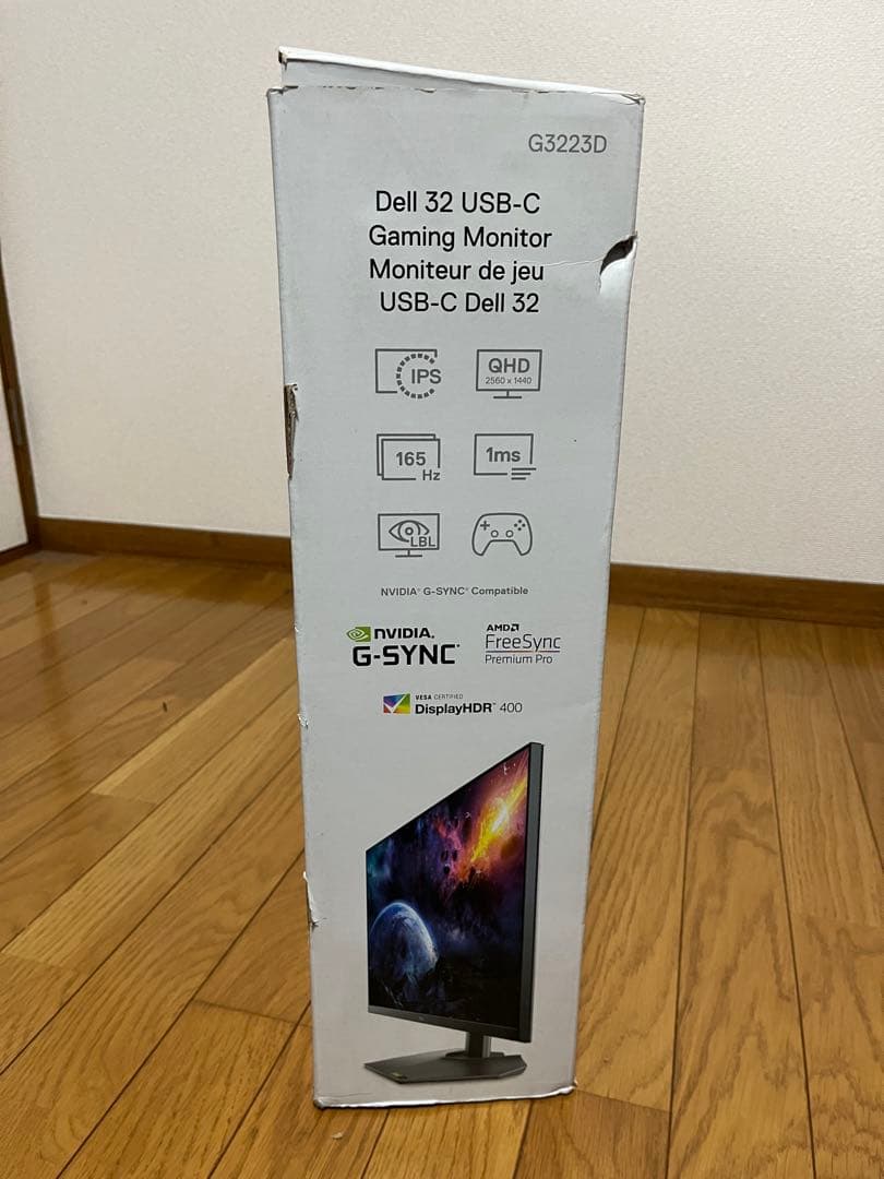 dell g3223d 31.5インチゲーミングモニター165hz wqhd