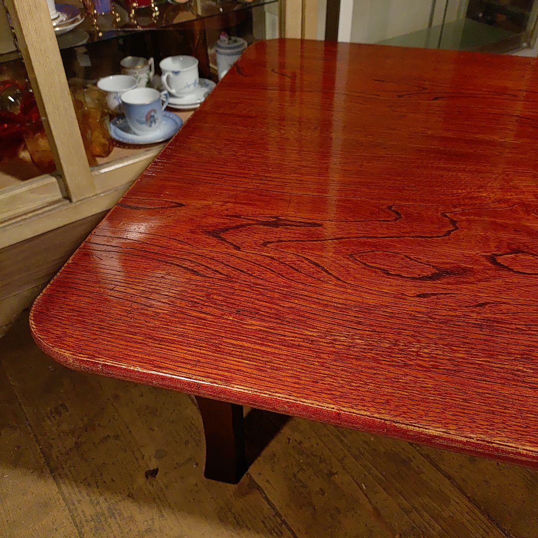 希少サイズ　特大　折りたたみテーブル　ちゃぶ台　ビンテージ　昭和レトロ