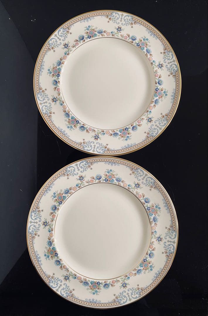 新品◆ロイヤルドルトン ハイランドバレー 英国製 大皿 中皿 小皿 各2客セット