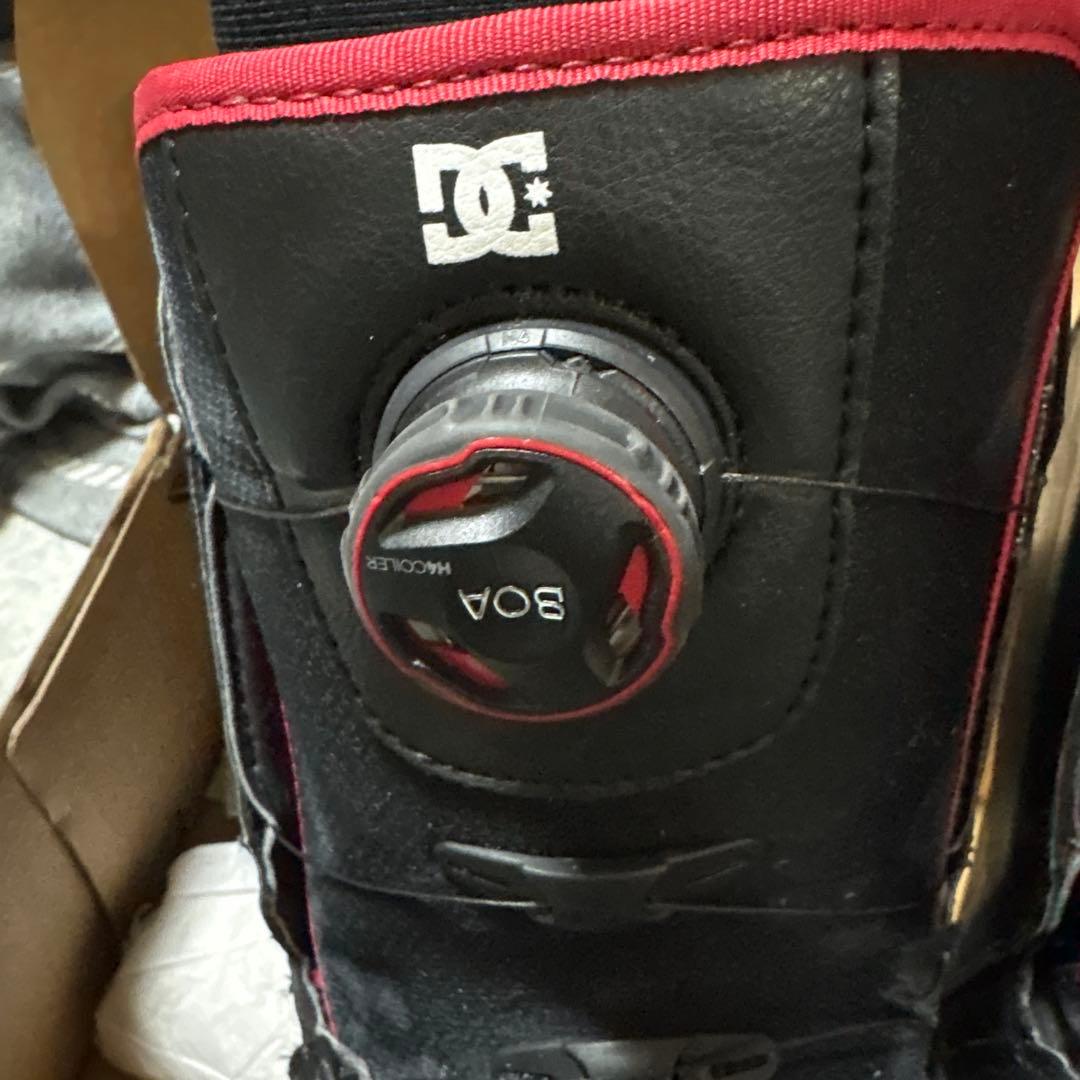DC BOA スノーボードブーツ ブラック/レッド
