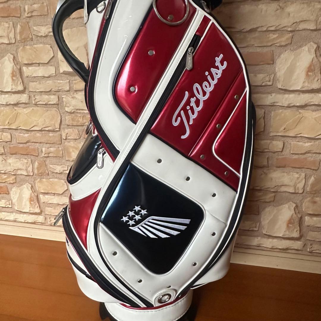 Titleist タイトリスト キャディバッグ レザー 9.5型 ゴルフバッグ