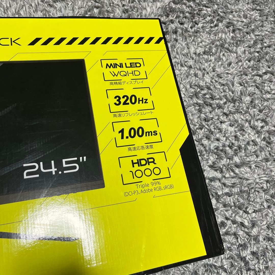 ディスプレイ・モニター本体 GRAPHT GR2532DML-BK MiniLED