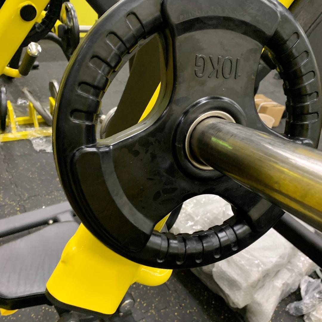 総重量90kg Φ50mm 3グリップラバープレート　計6枚SET