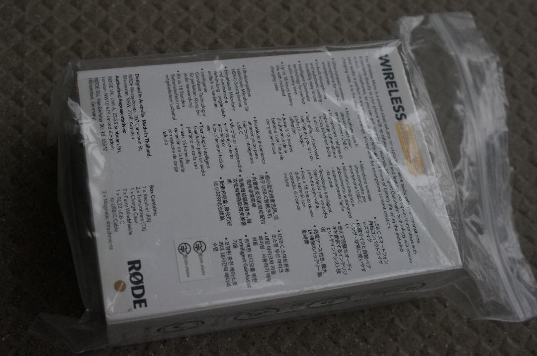 RODE WIMICROC ワイヤレス マイクロ USB-C ブラック