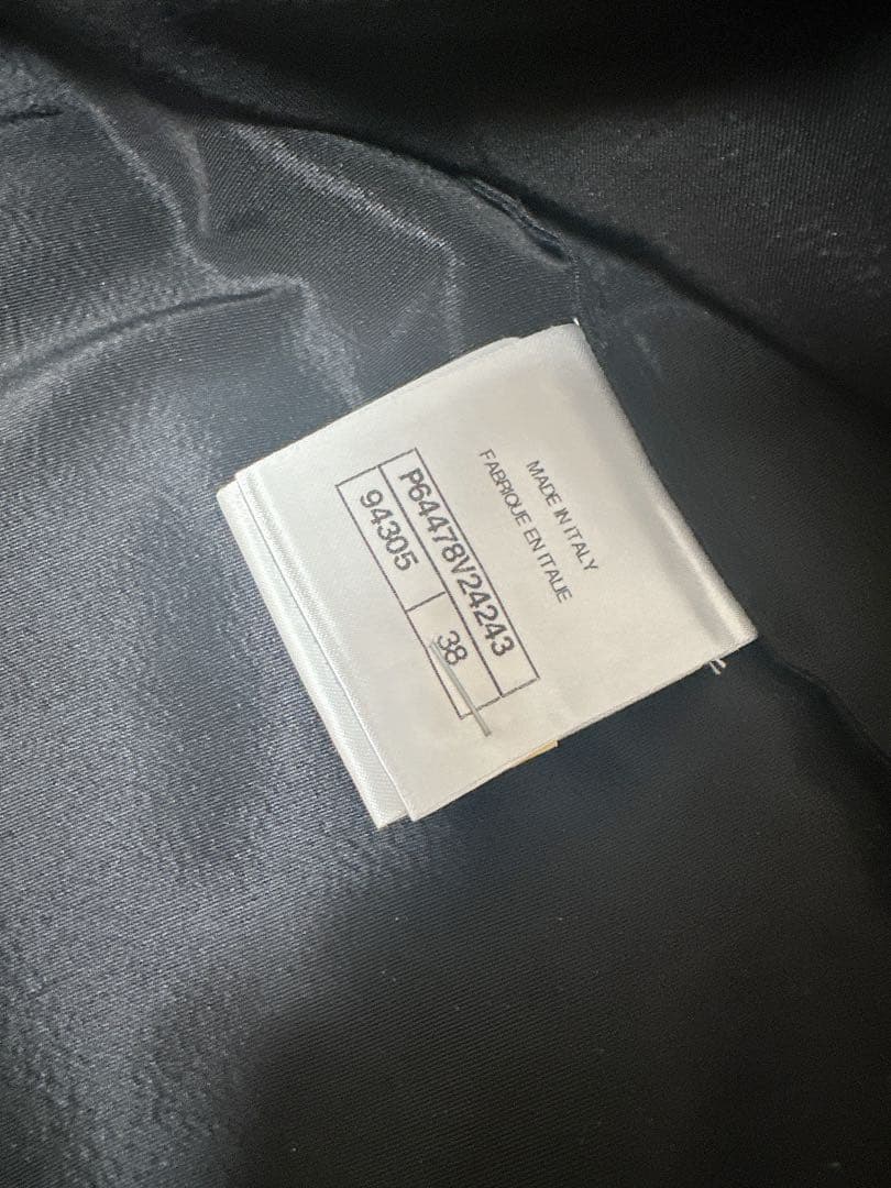 シャネル CHANEL シルク ビッグパール ブラウス