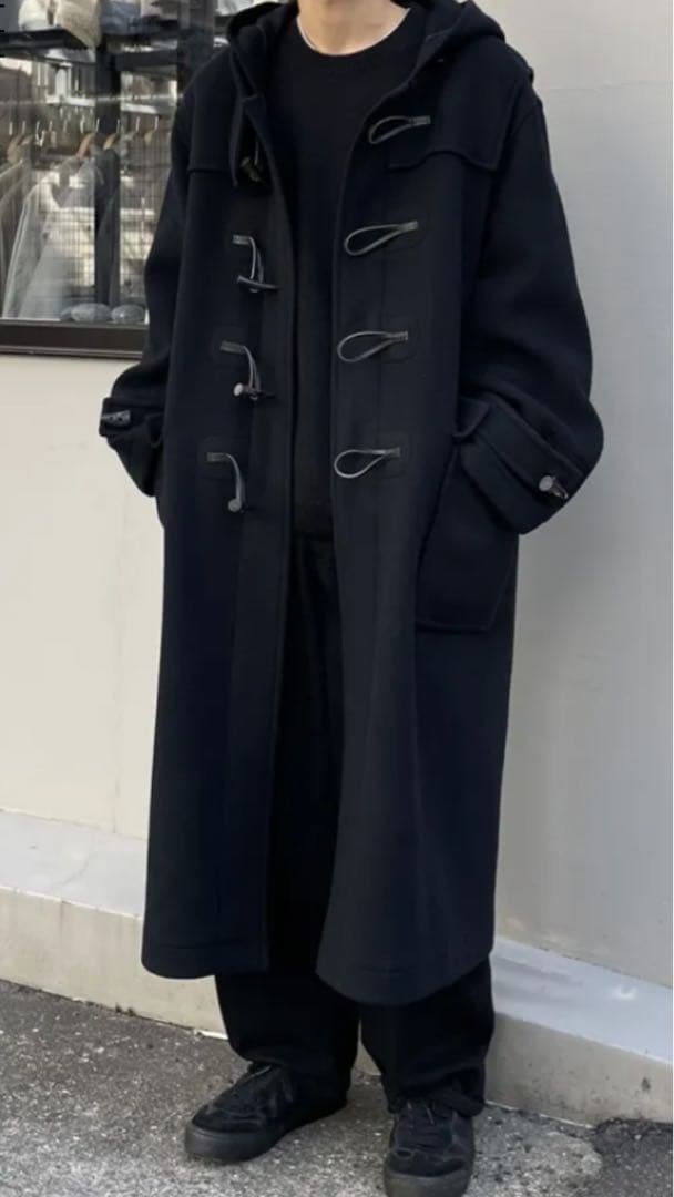 【MONTGOMERY モンゴメリー】Kennington ダッフルコート　黒