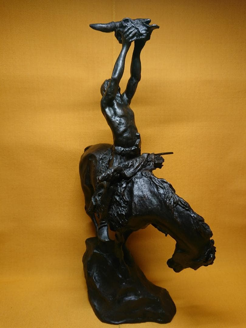 ビンテージ　西洋美術　銅製　彫像　置物　インテリア　工芸品　美術品　A2976