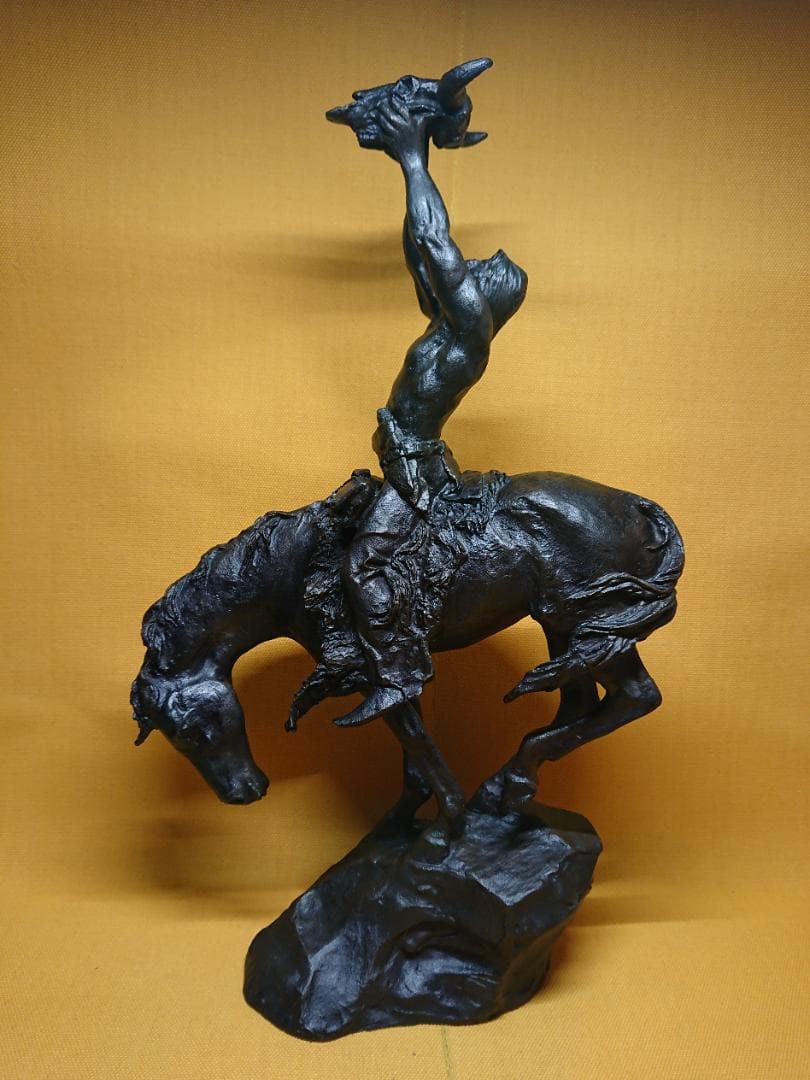 ビンテージ　西洋美術　銅製　彫像　置物　インテリア　工芸品　美術品　A2976