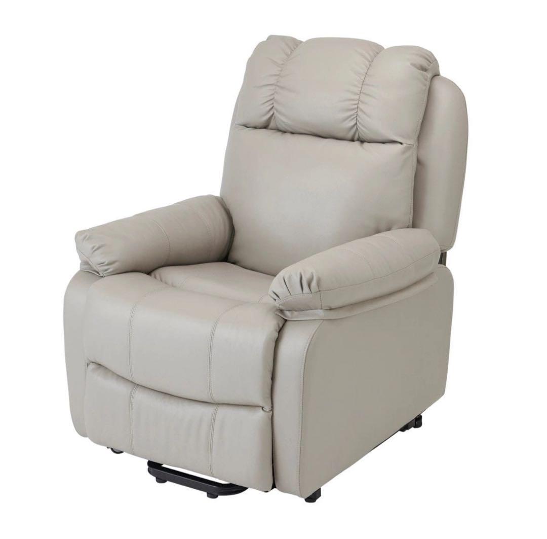 ☆anko☆電動リクライニングチェア/シフォンジュニア/グレージュ