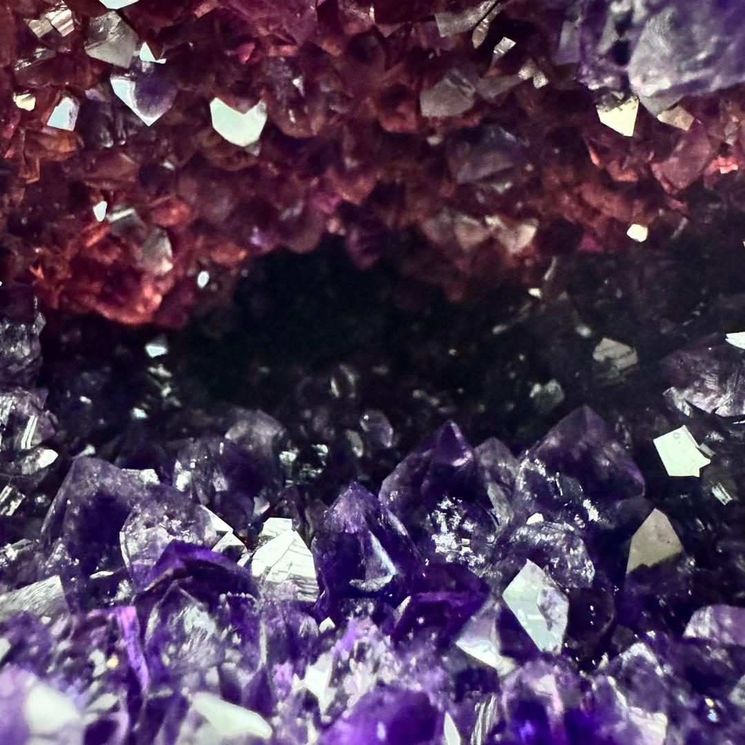 G-130天然アメジストクラスタードーム 原石 天然石 パワーストーン