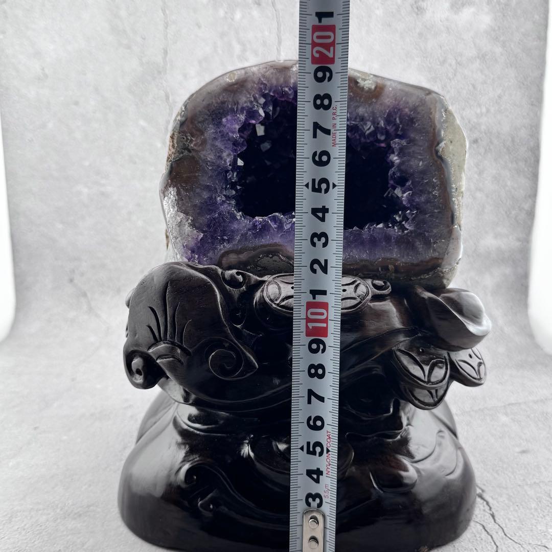 G-130天然アメジストクラスタードーム 原石 天然石 パワーストーン