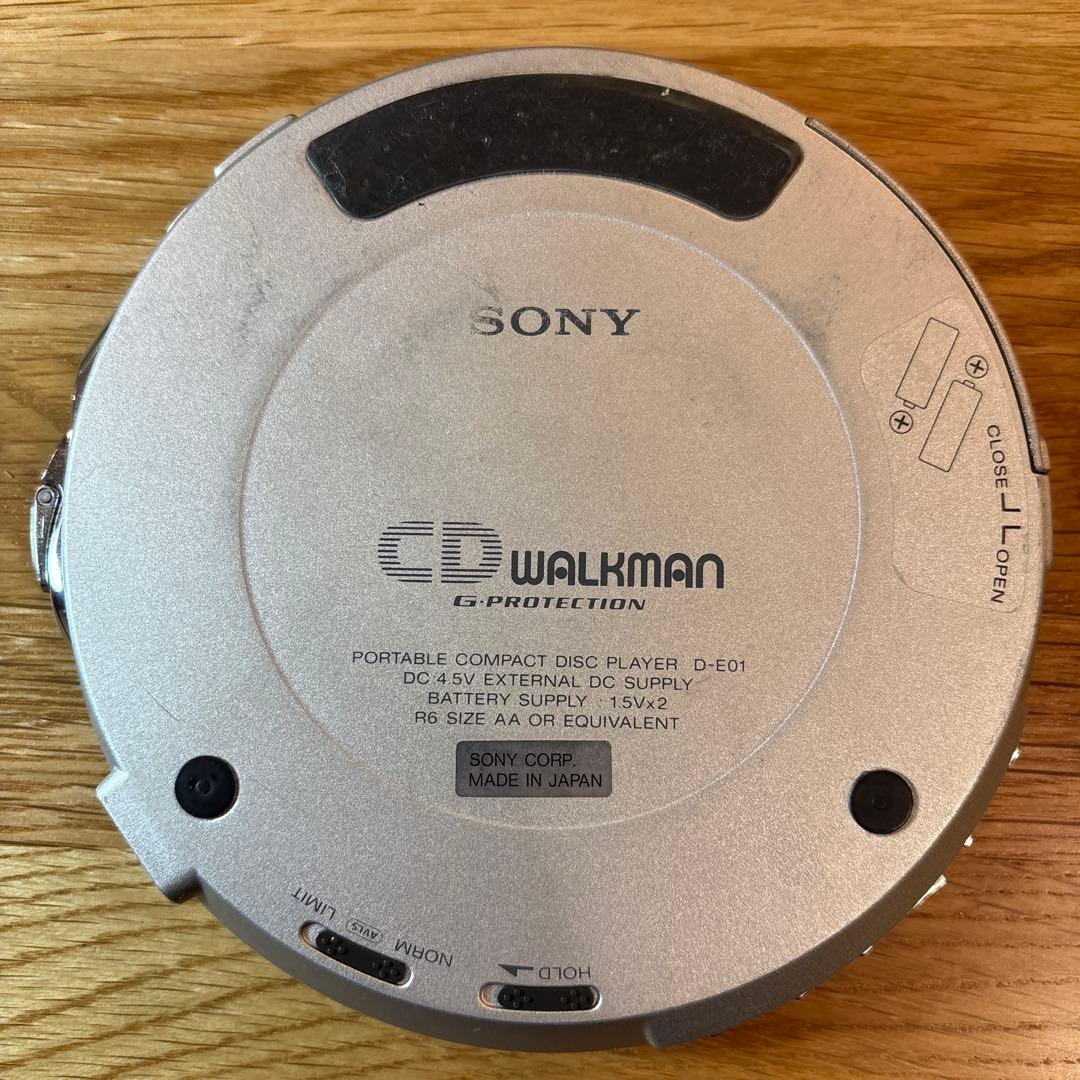 希少 バッテリー動作可能 SONY CD WALKMAN D-E01