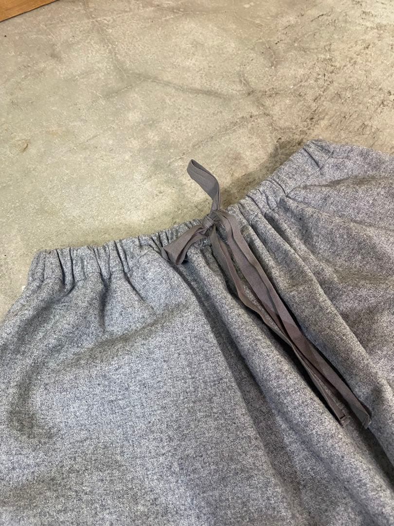 ビアズリー フラワー刺繍 ガウチョパンツ 美品