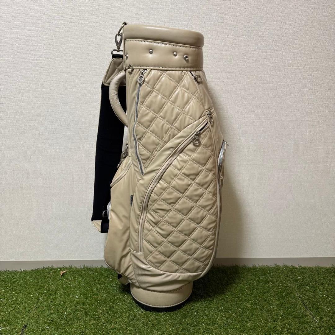 ONOFF オノフ キャディバッグ ゴルフバッグ ソフトタッチ本革調