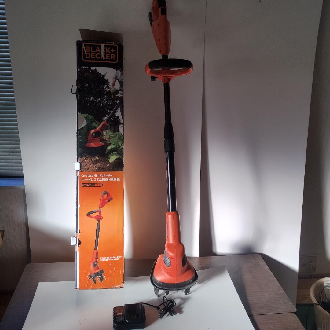 BLACK+DECKER ミニ耕運除草機 充電式