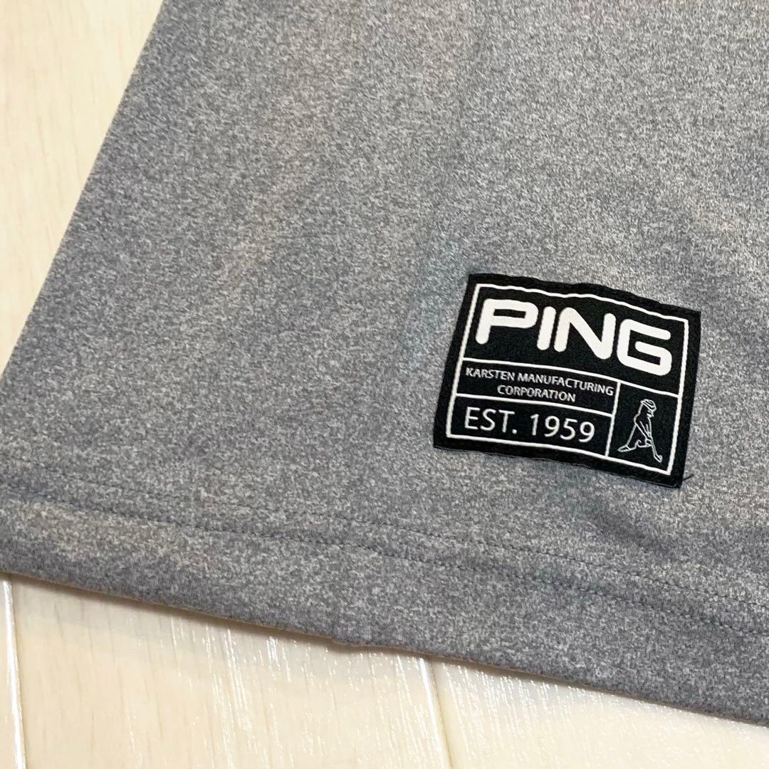 新品■15,400円【ピン　PING】メンズ　半袖　モックネックウェア 3L