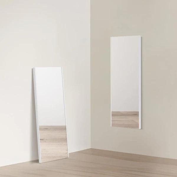 割れない鏡 全身姿見 軽量 安全 W40×H145cm シルバー