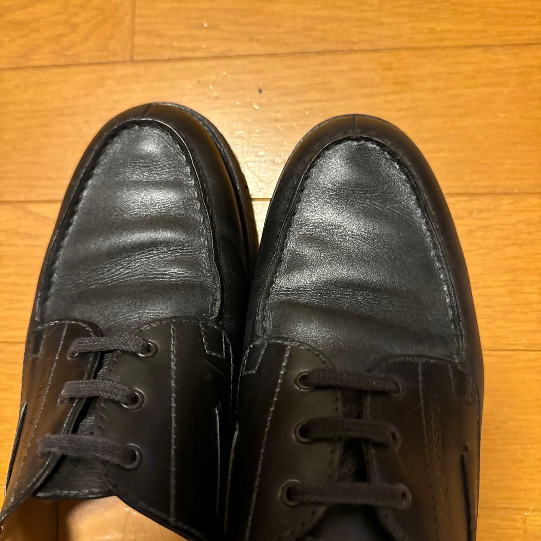 jm weston ヨット希少ロシアンカーフ！(BLACK) size７Ｃ中古品
