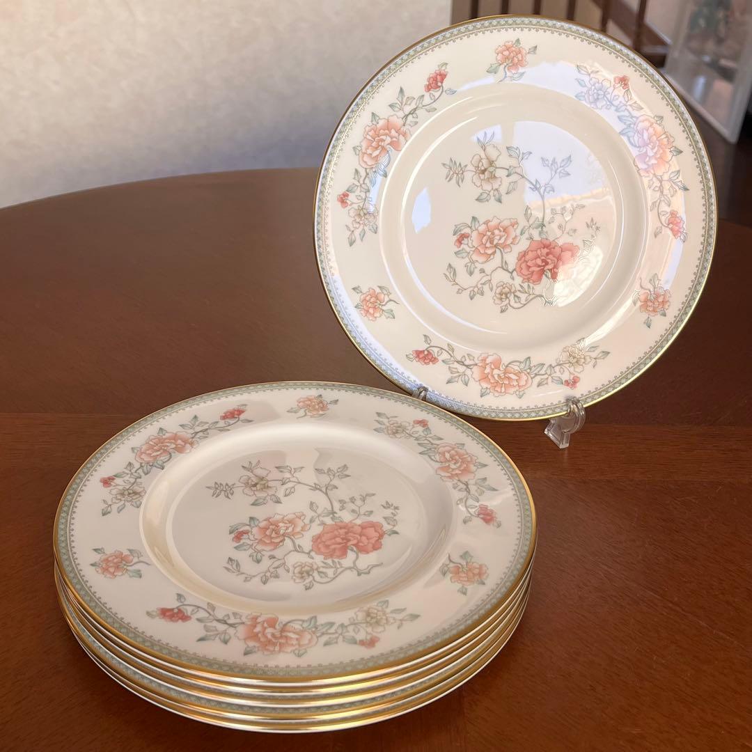 【美品】ミントン★ジャスミン★シノワズリ　ディナー皿　6枚