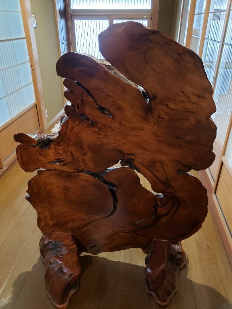 屋久杉　ついたて　(テーブルにもなります)