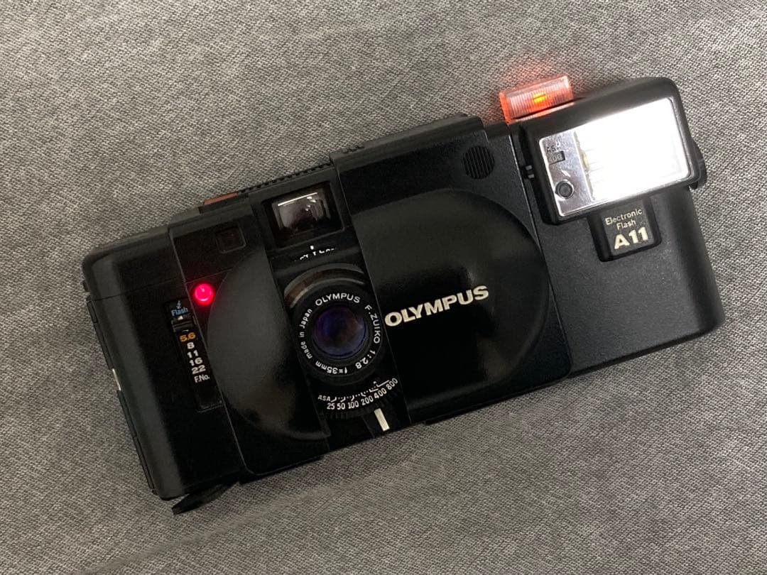 ⭐️完動品⭐️ OLYMPUS XA + A11 フィルムカメラ 動作確認済み