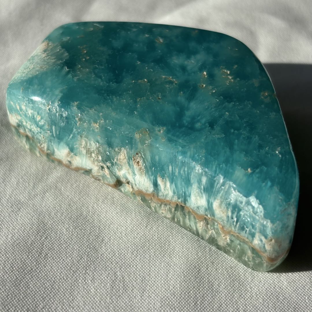 超高品質　スミソナイト　天然石　フリーフォーム　ブルーアラゴナイト