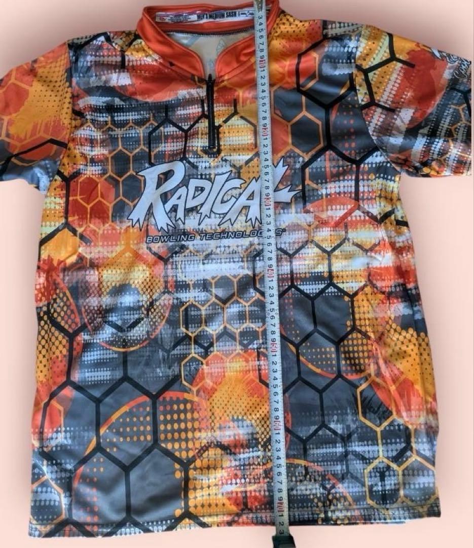 新品未使用 RADICAL ボウリングウェア ハニカムパターン メンズM