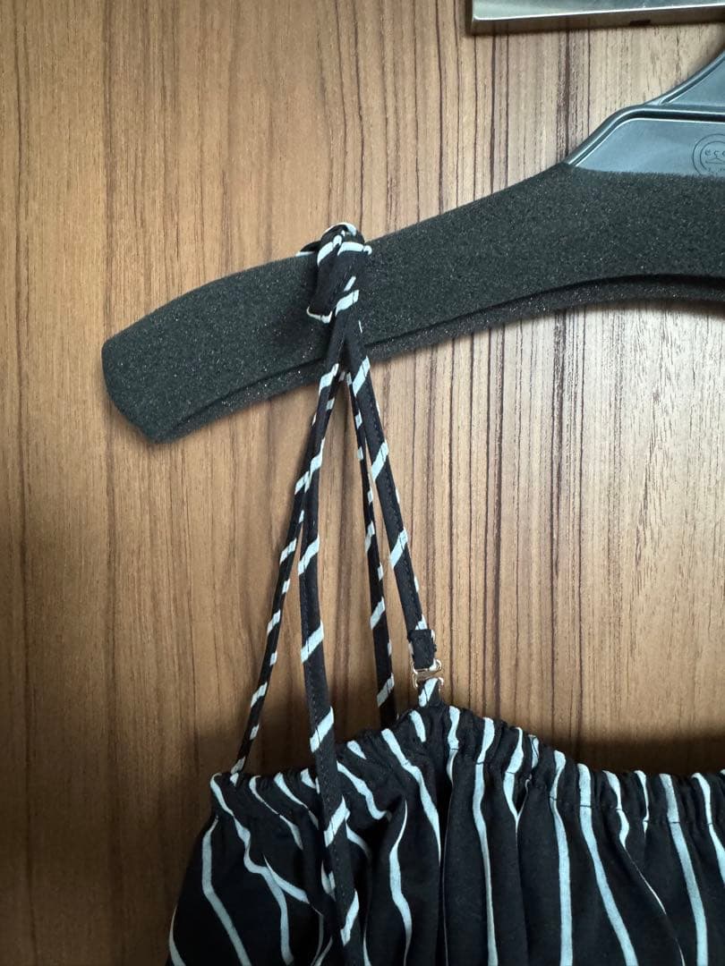 【新品】searoomlynn フロッキーStripe Ribbonビスチェ