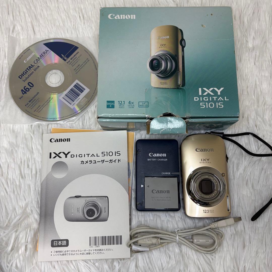 Canon IXY 510IS PC1356 充電器　箱 コンデジ　動作品