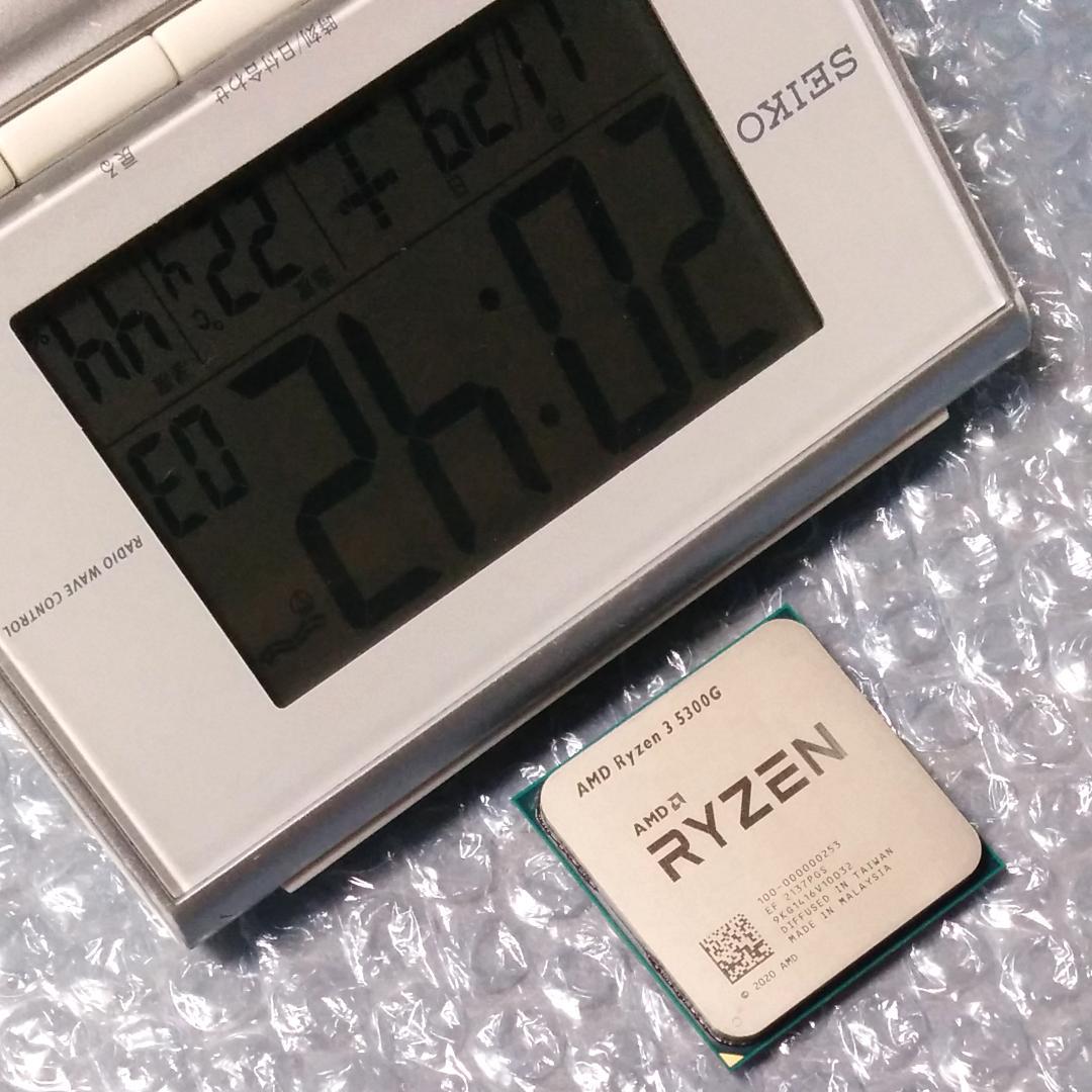 Ryzen3 5300G＋クーラー　正常動作品 AM4-CPU/APU 4C8T
