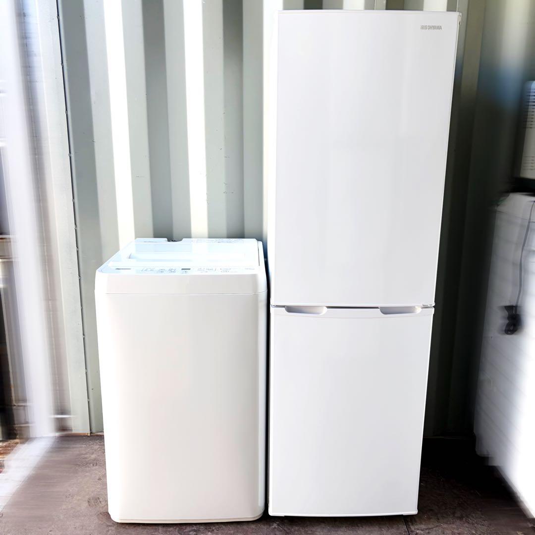 運搬取付無料！ホワイトペア純正IRIS・YAMADA家電2台セット！完動超美品！