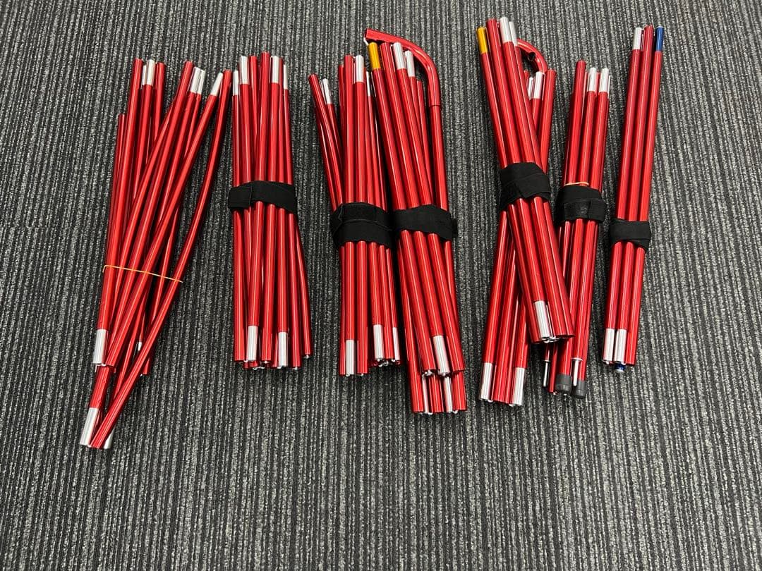 スノーピーク リビングシェルロングPro. レッドフレームセット PG-282