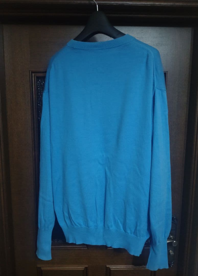 アプレッセ ニット Cotton knit L/S ターコイズ a.presse