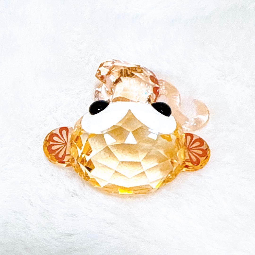 美品✨ スワロフスキー ラブロッツ 申 干支 置物 クリスタル ガラス 箱付き